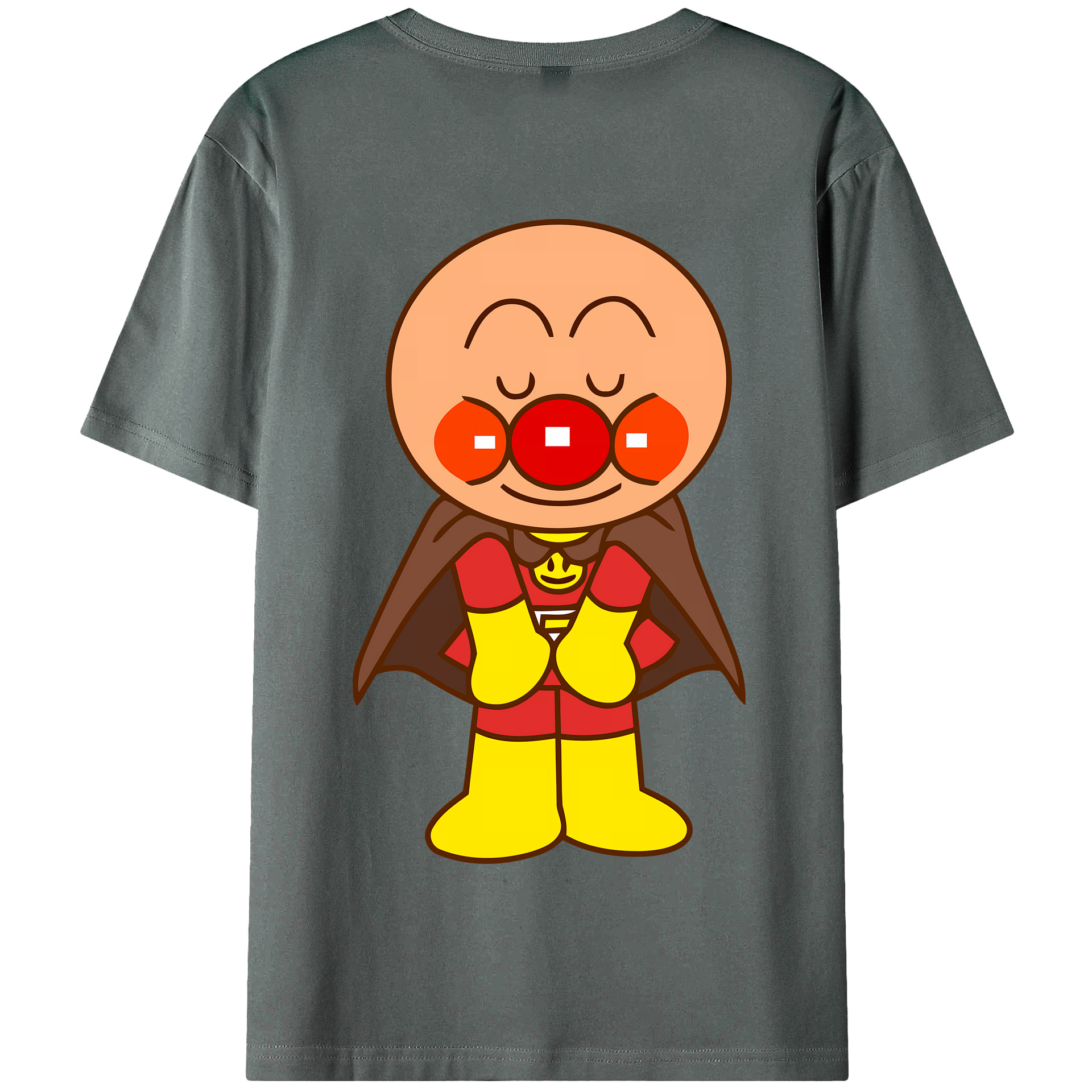 （画像用） アンパンマン Anpanman 綿100％半袖Tシャツ（背面プリント）